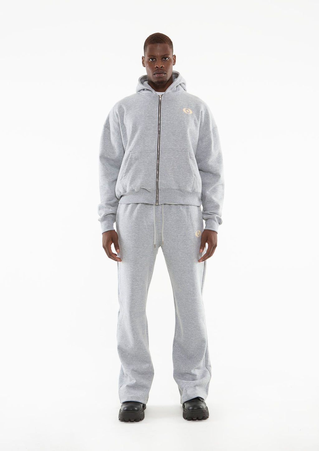 YS DROPPED SLEEVE HOODIE - CLOUD