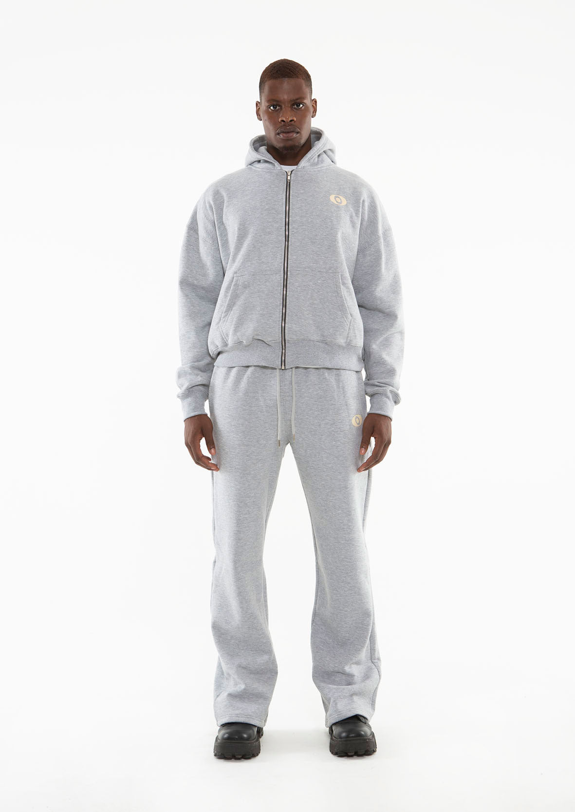YS DROPPED SLEEVE HOODIE - CLOUD