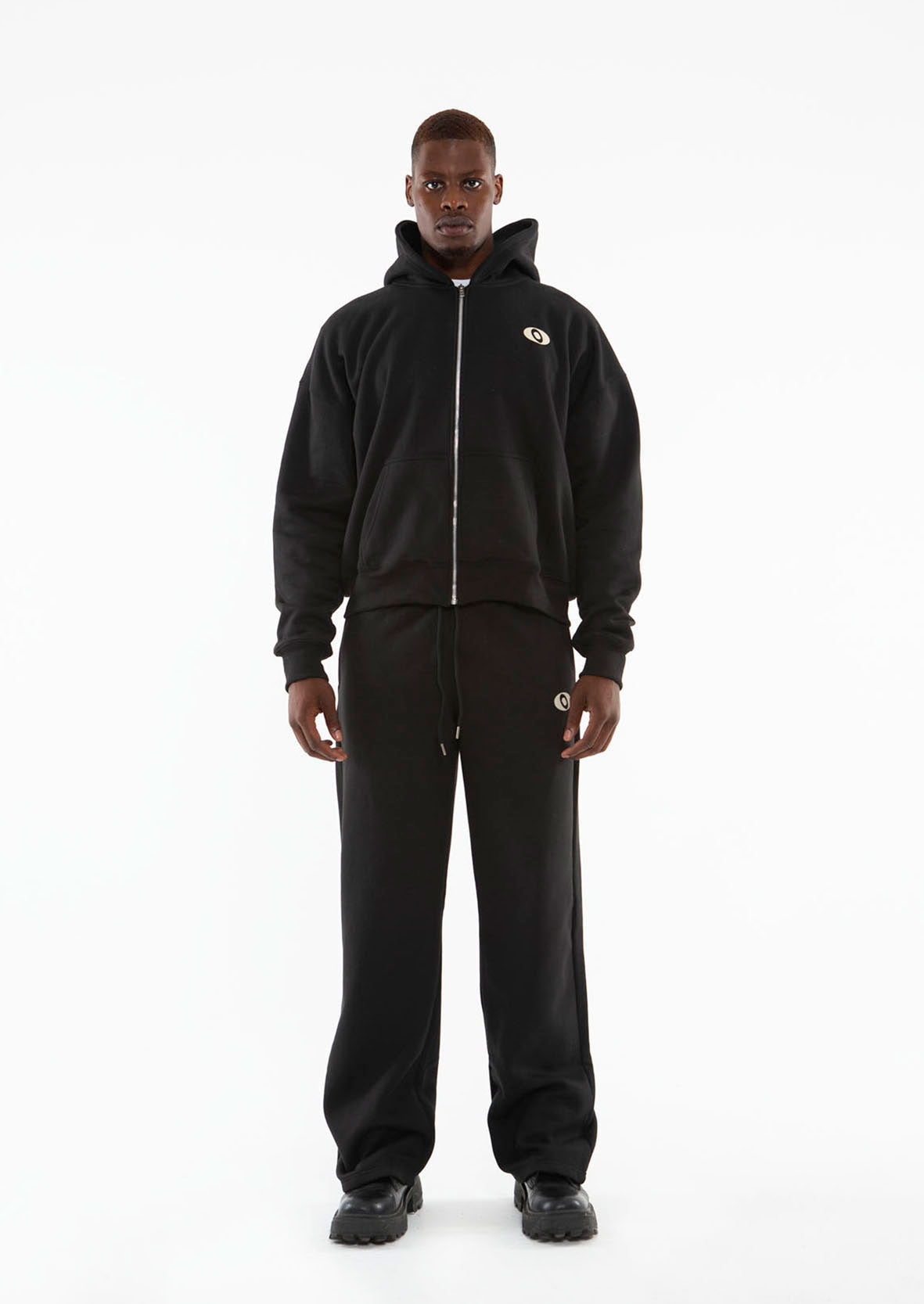 YS DROPPED SLEEVE HOODIE - ONYX