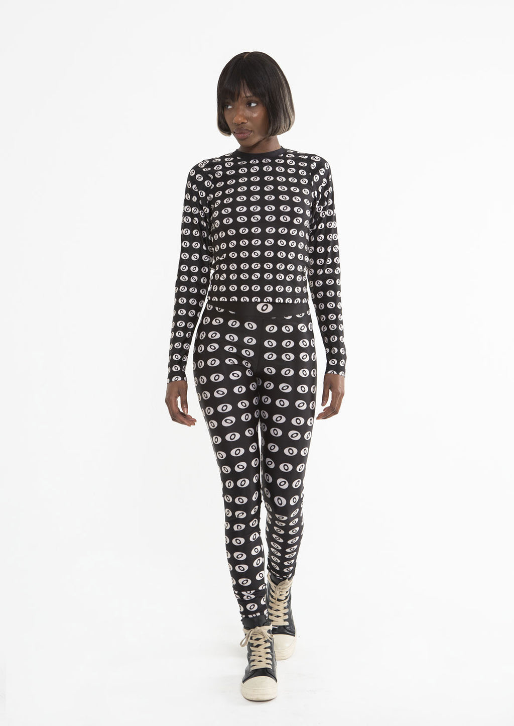 MONOGRAM LEGGINGS - ONYX